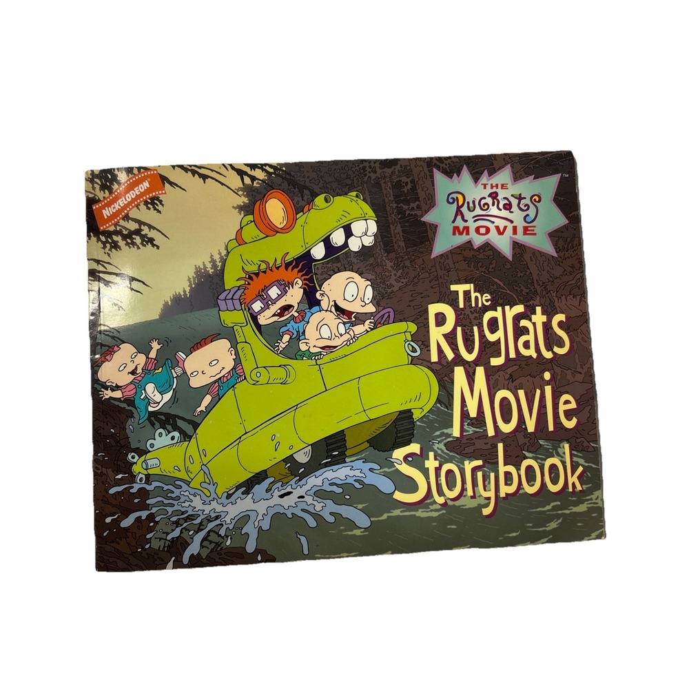 The Rugrats Movie Storybook - paperback, Sarah Willson Vtg 90's Nickelodeon Good